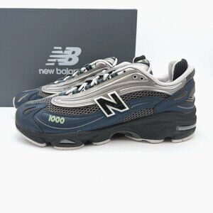 NEW Size 11.5 Men's New Balance 1000 Sneakers M1000S Deep Ocean Silver Metallic